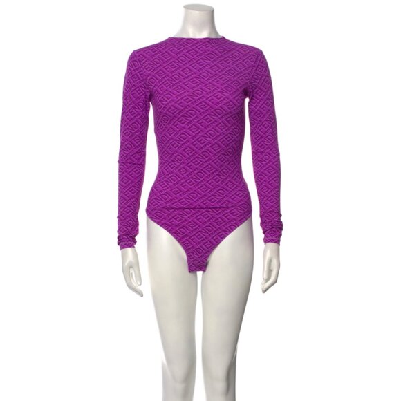 Fendi X Skims Colorado long sleeve bodysuit sculpting shape USA M can fit S - Picture 1 of 9